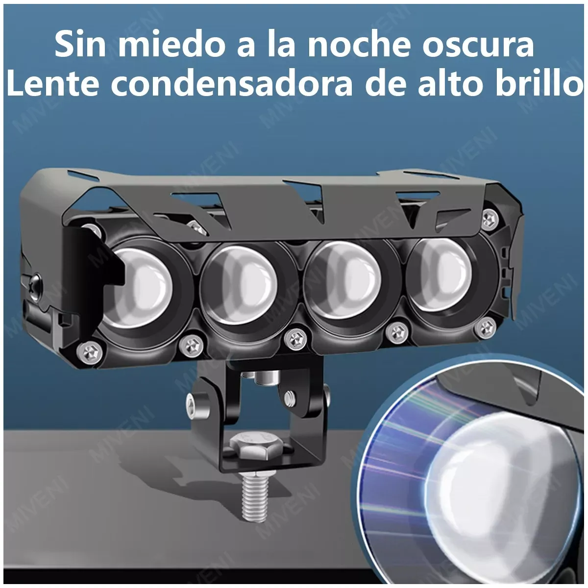 GENERICO - Par Luz Neblineros Led 4x4  Dual Moto Auto Con Ventilador
