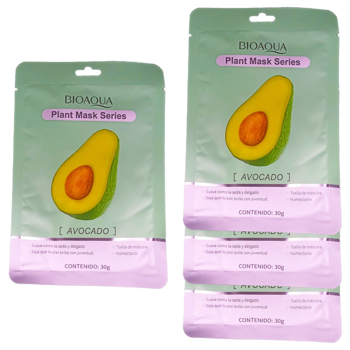 BIOAQUA - MASCARILLA FACIAL BIOAQUA PALTA 10 UND