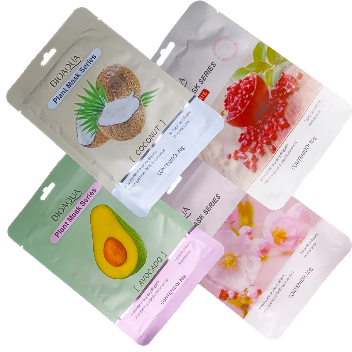 BIOAQUA - MASCARILLA FACIAL BIOAQUA 10 UND