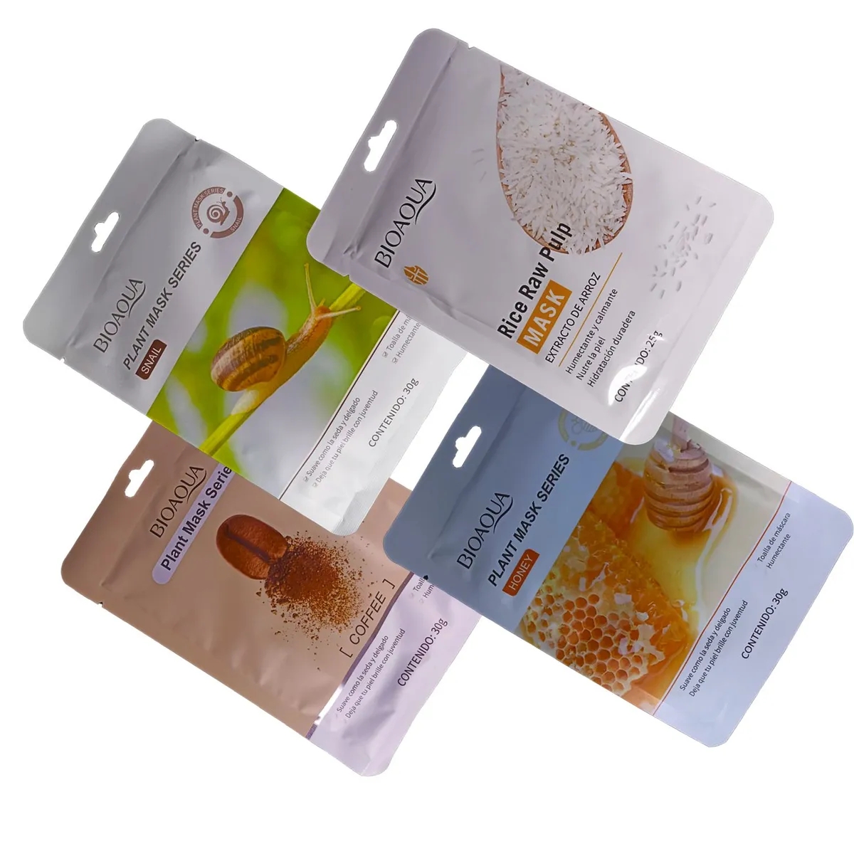BIOAQUA - MASCARILLA FACIAL BIOAQUA 10 UND