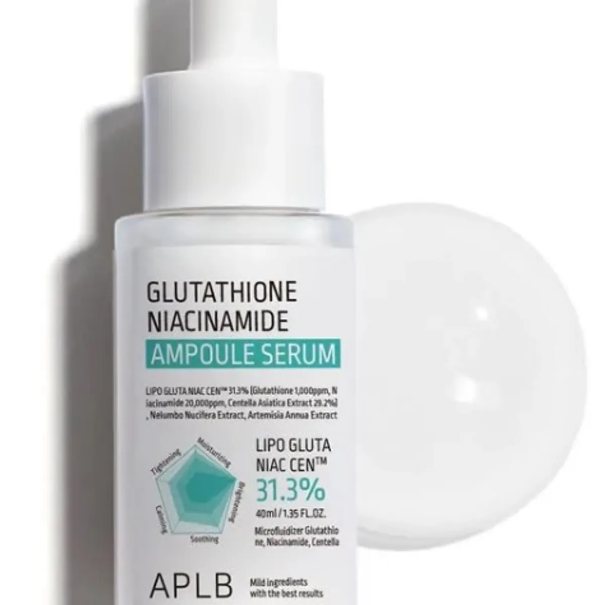SKIN1004 - APLB 40mL Ampolla Facial Glutathione Niacinamide Ampoule Serum