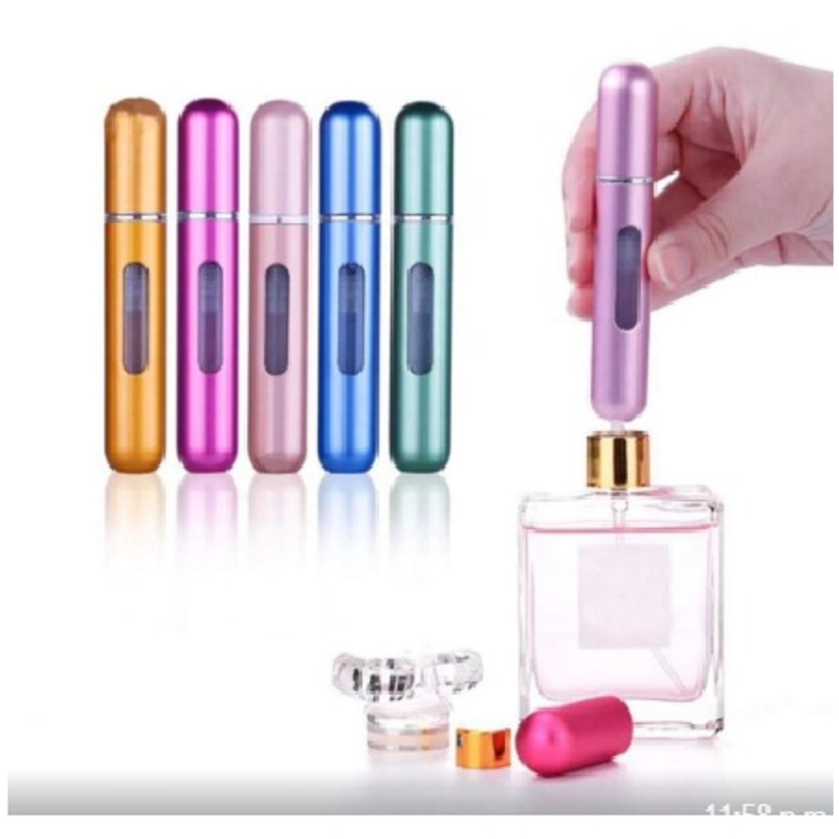 GENERICO - SET DE 5 DISPENSADORES DE PERFUME