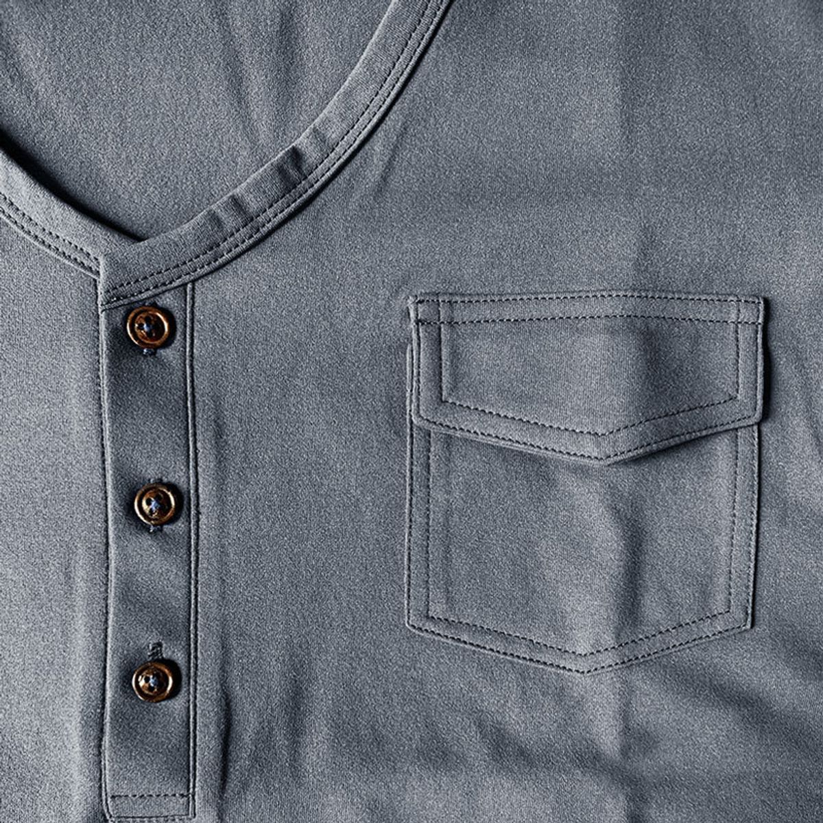 BLWOENS - Polera Manga Corta Hombre - Gris