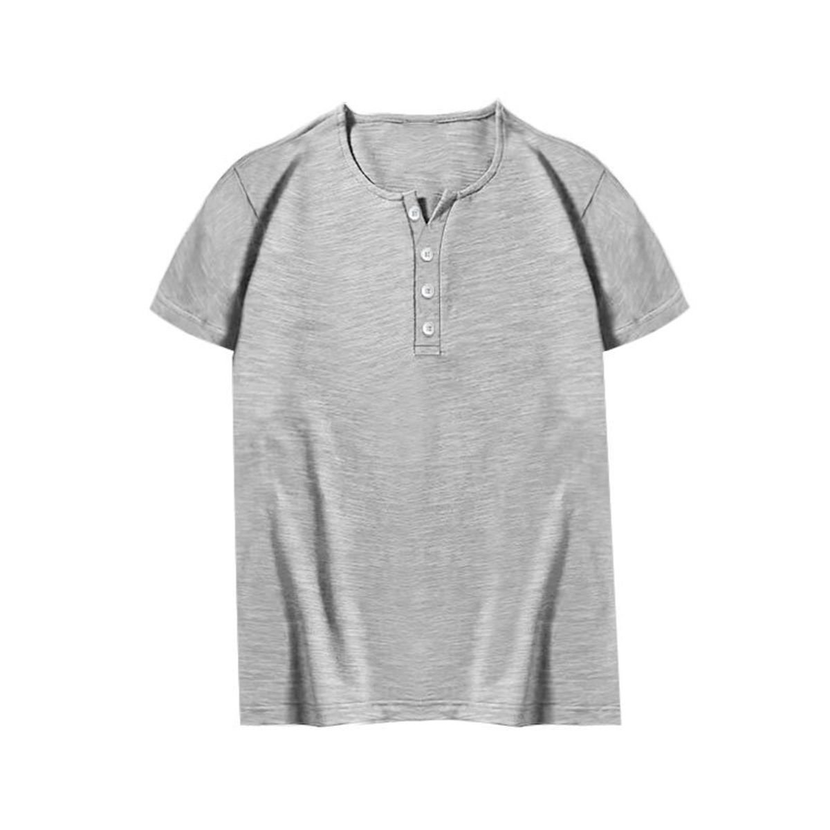 BLWOENS - Polera Manga Corta Hombre - Gris
