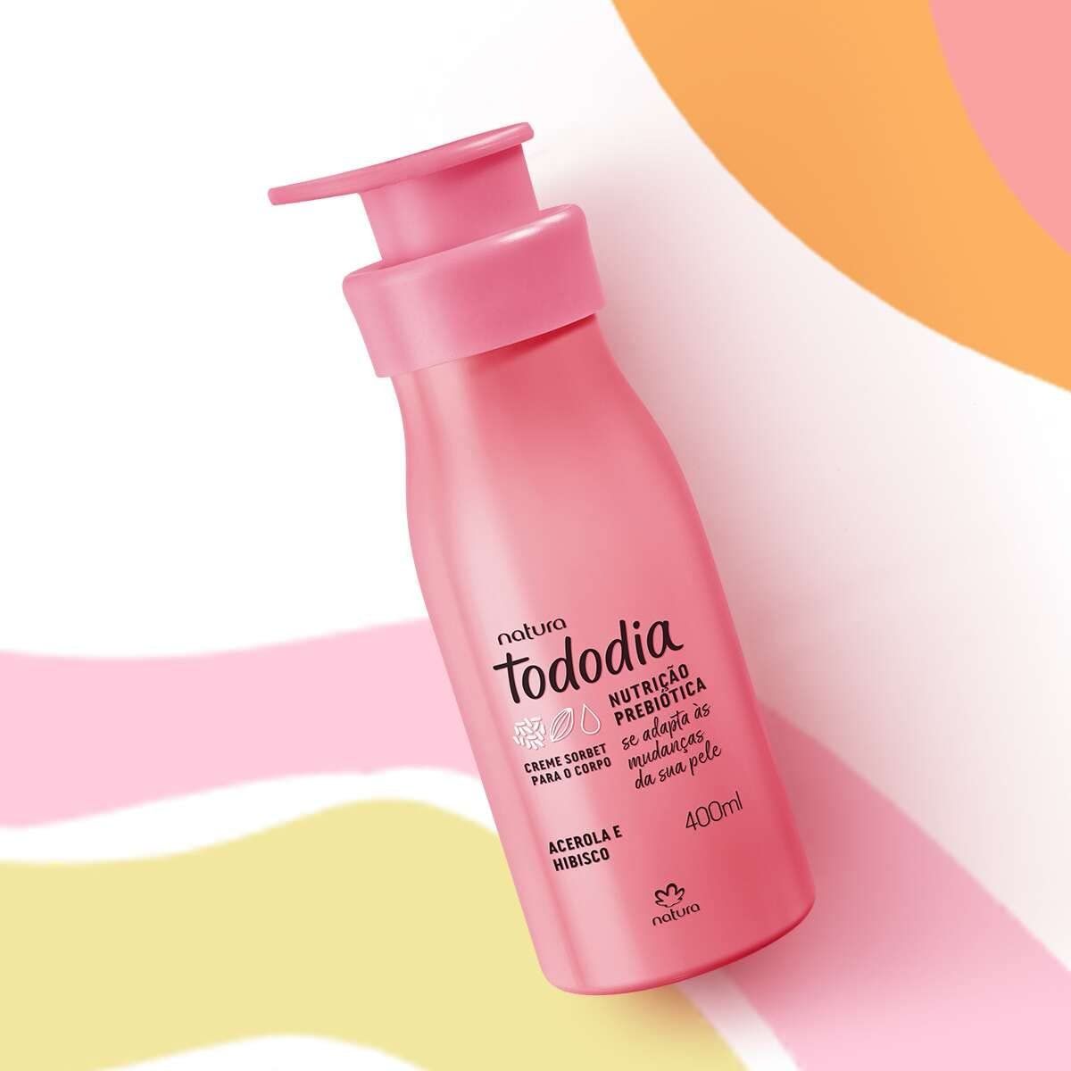 NATURA - Crema Hidratante corporal Acerola e Hibisco Tododia Natura 400 ml ekos