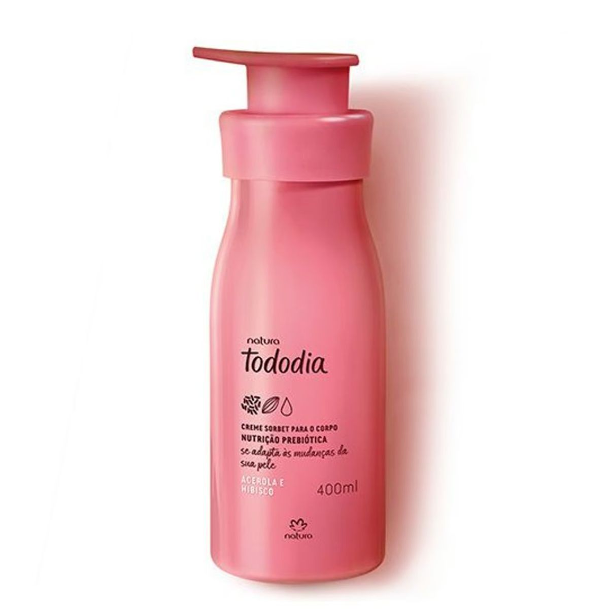 NATURA - Crema Hidratante corporal Acerola e Hibisco Tododia Natura 400 ml ekos