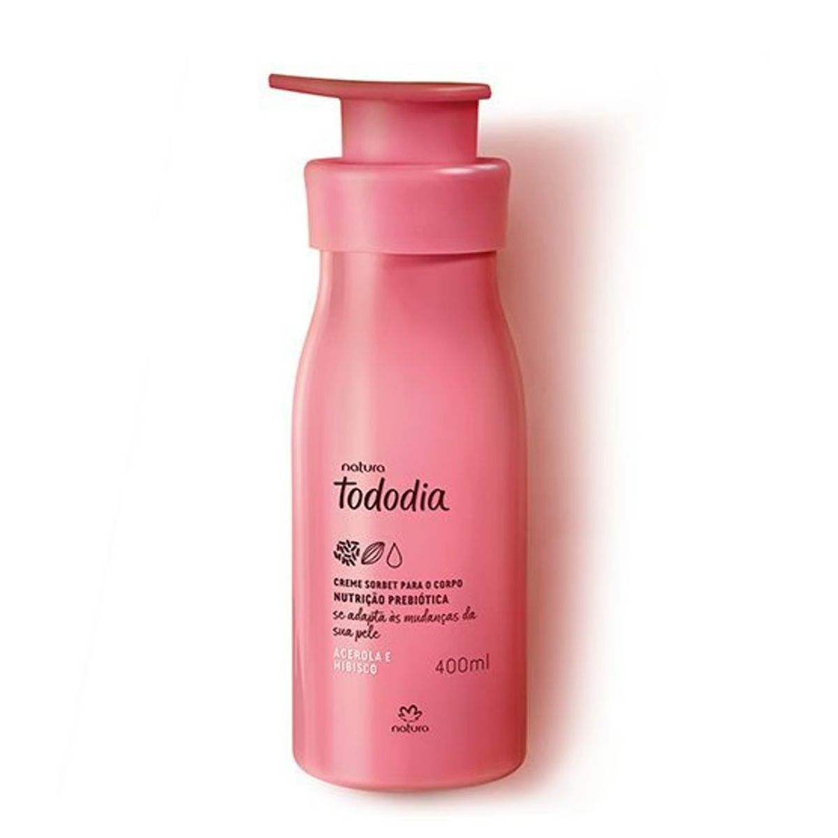 NATURA - Crema Hidratante corporal Acerola e Hibisco Tododia Natura 400 ml ekos