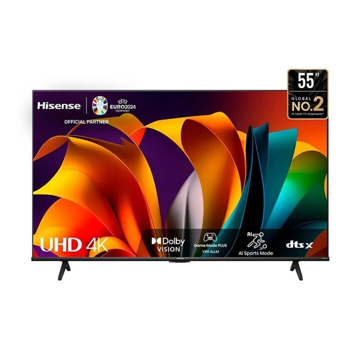 HISENSE - Televisor Hisense 55" Año 2024 UHD 4K Smart TV Con Bluetooth 55A6N