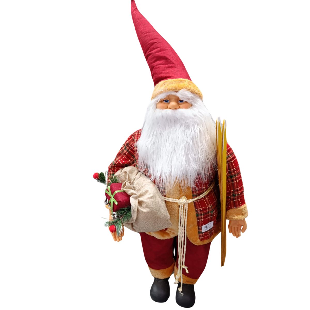 GENERICO - Papa Noel Forastero Grande Decoracion Musical Navidad 1Mt