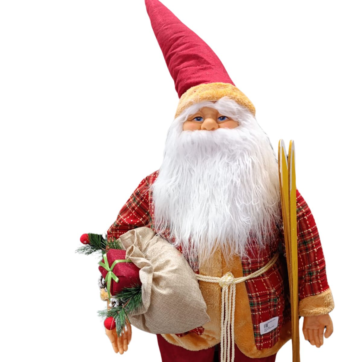 GENERICO - Papa Noel Forastero Grande Decoracion Musical Navidad 1Mt