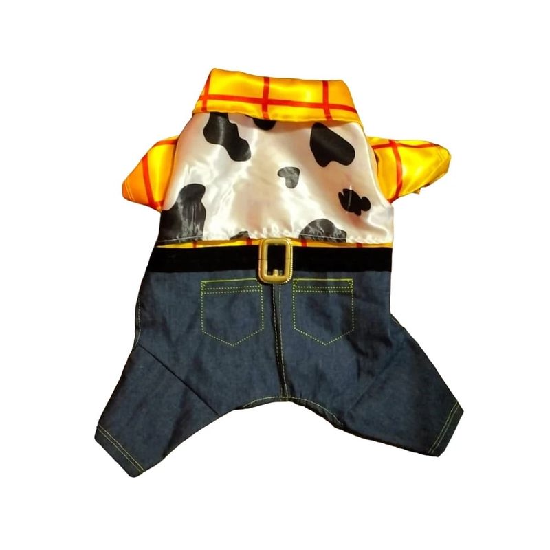 GENERICO - Disfraz Halloween Woody Toy Story perros y gatos talla 5