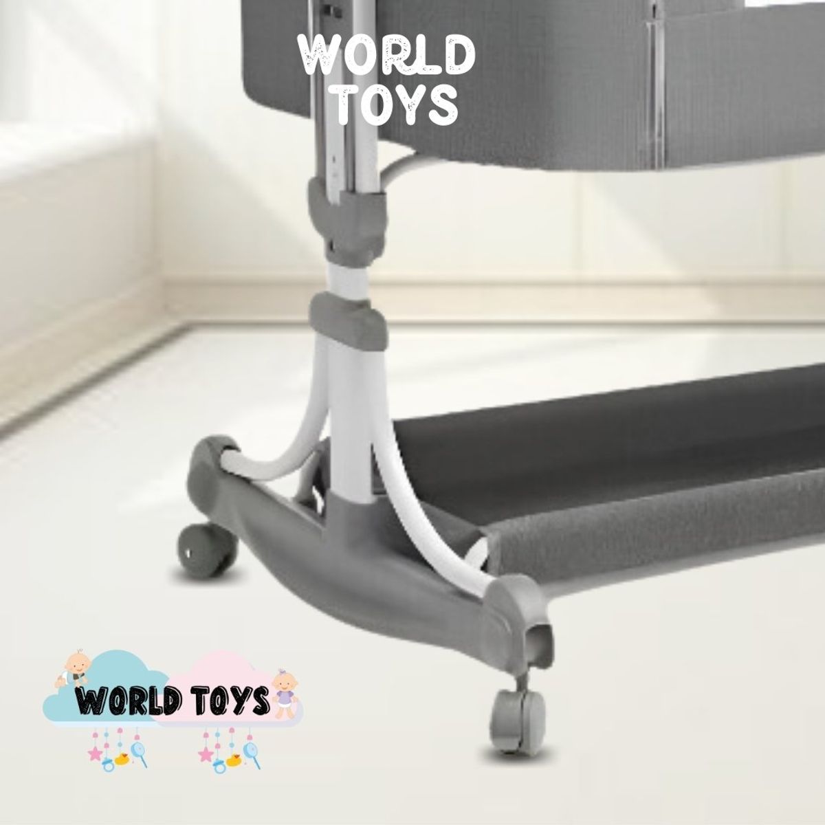 BABY - Cuna Colecho De Lujo «BAUDUIN » Gray