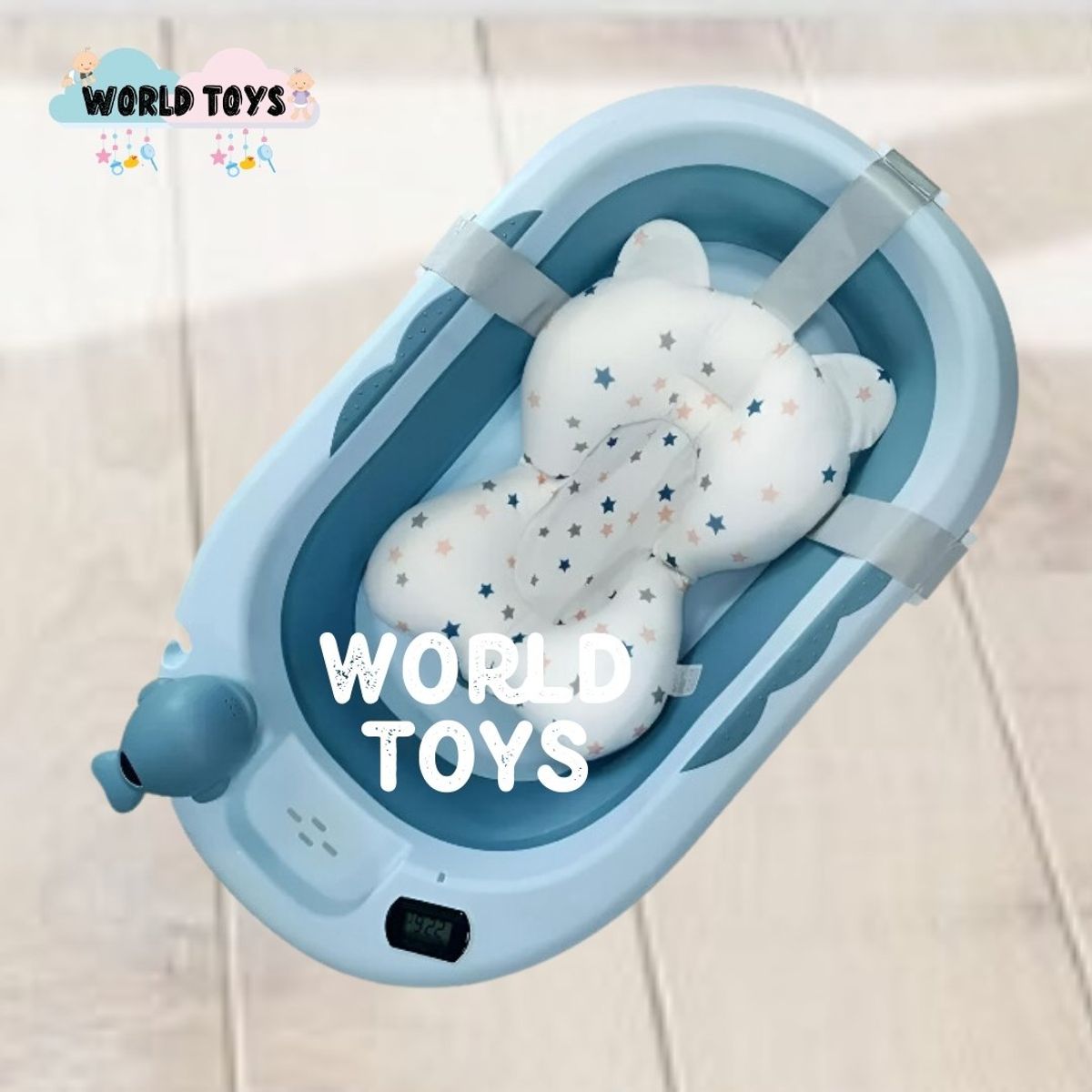 BABY - Bañera Plegable «BERKEN» Blue