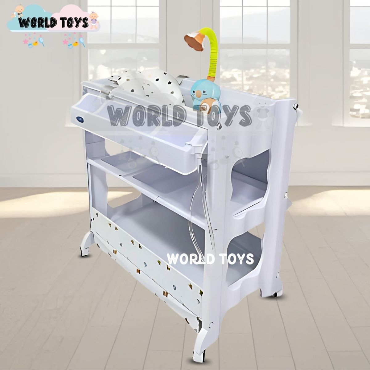 BABY - Bañera Cambiador «CHEIKHOUNA » Edición Limitada  White