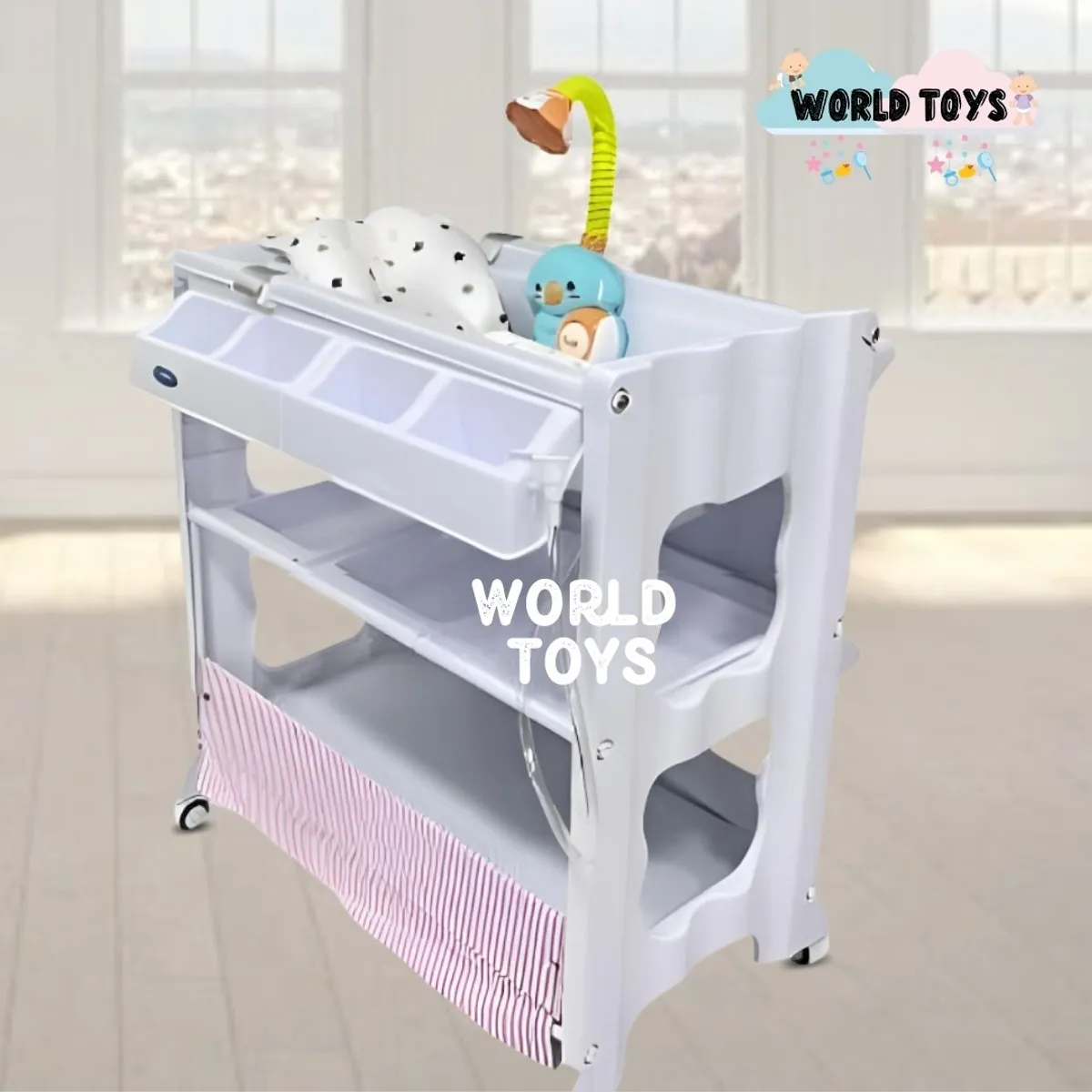 BABY - Bañera Cambiador «CHEIKHOUNA » Edición Limitada  Pink