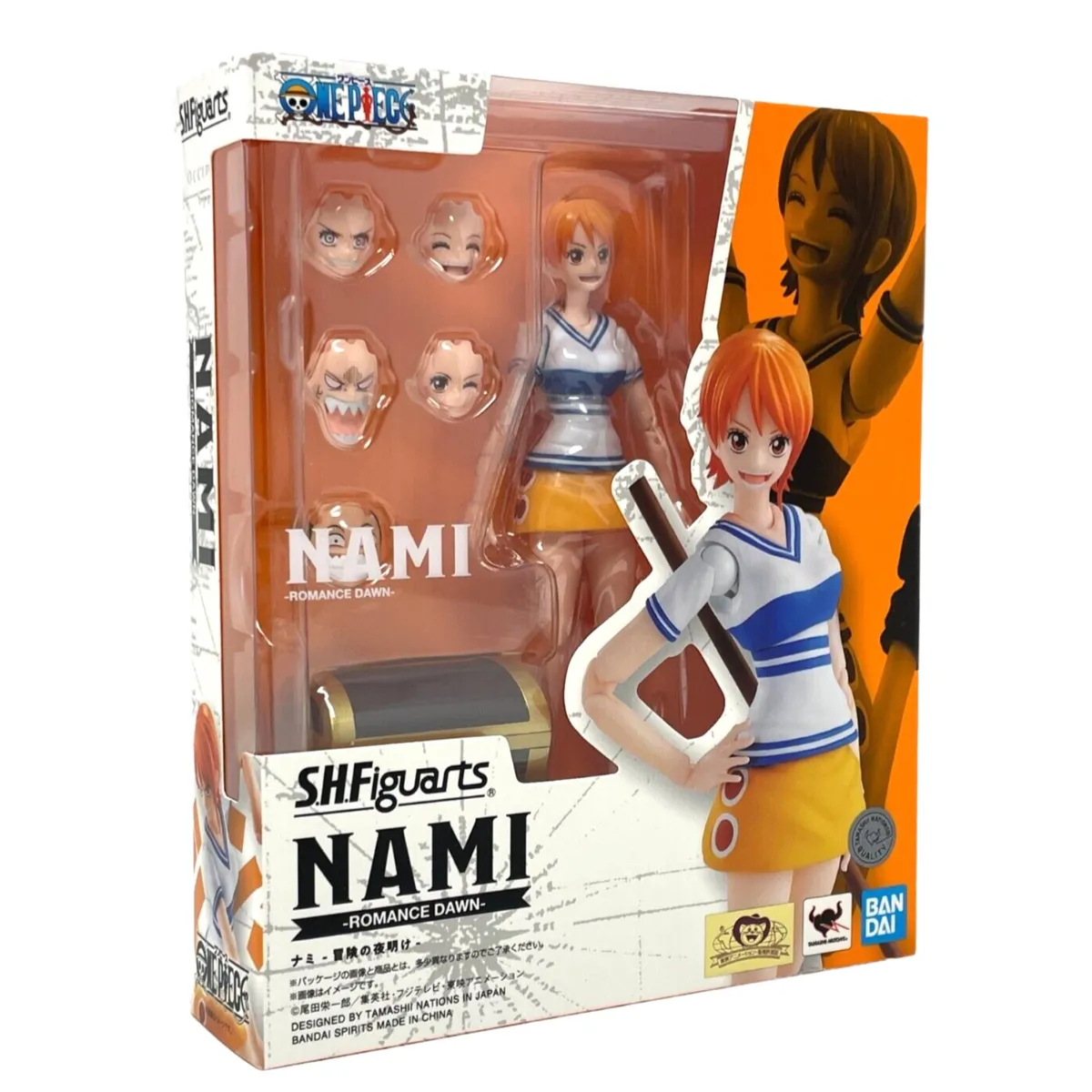 BANDAI - Figura de Nami One Piece Romance Dawn SH Figuarts