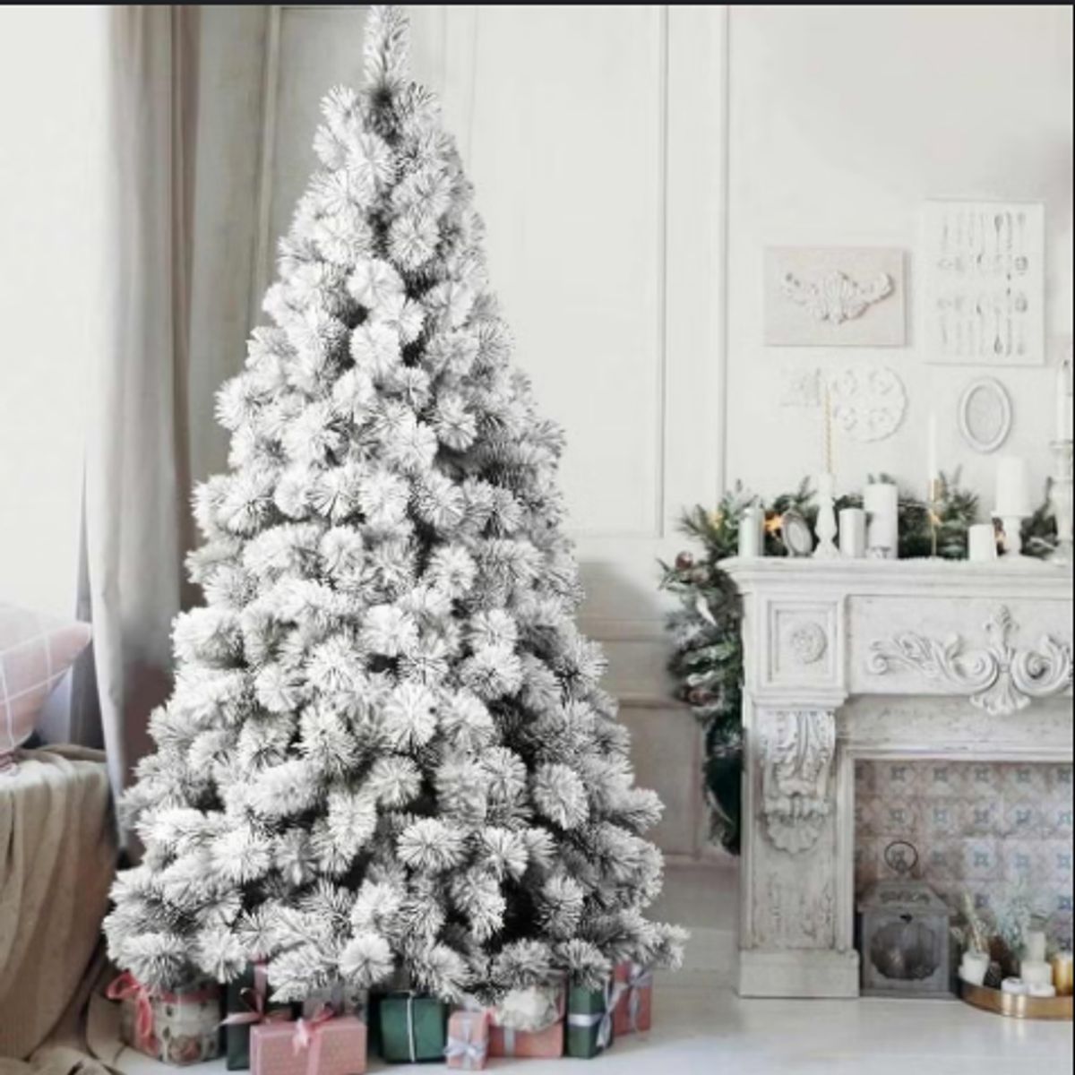 GENERICO - Árbol De Navidad pino de  1.80 Mt Con Nieve