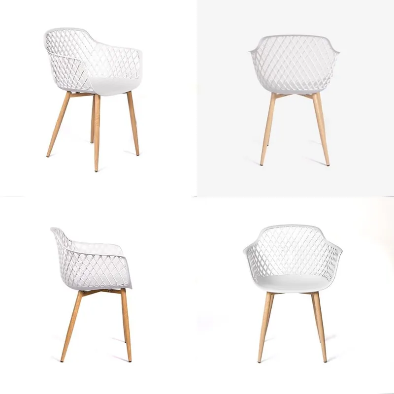 GRUPO CB - Silla con Apoyabrazos Modelo Trina Pack x4