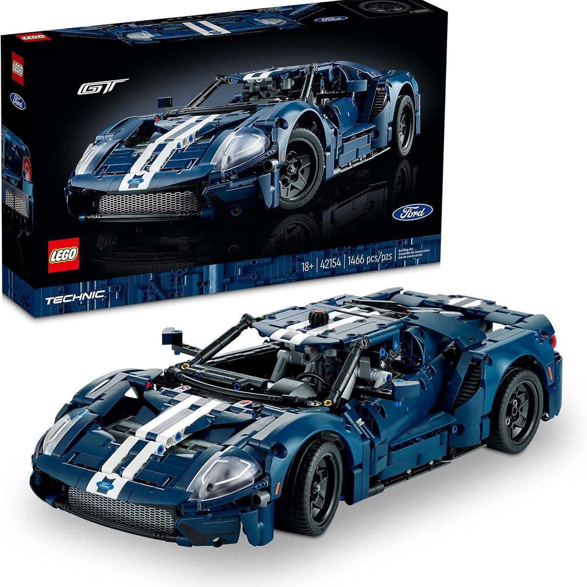 LEGO - LEGO Technic 42154 Ford GT 2022  (1466 piezas)