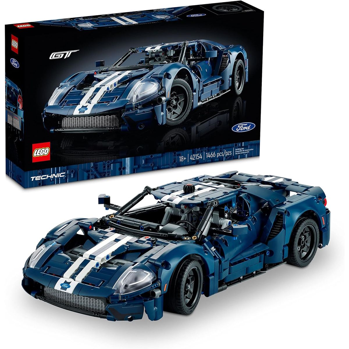 LEGO - LEGO Technic 42154 Ford GT 2022  (1466 piezas)