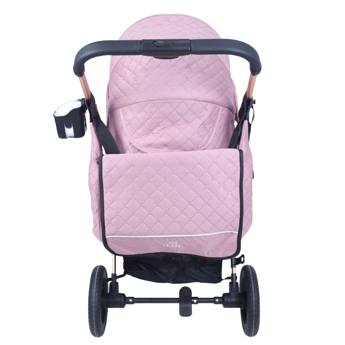 BABY CAM - Coche moises Galaxy aluminio Baby CAM con portabebé y bolso