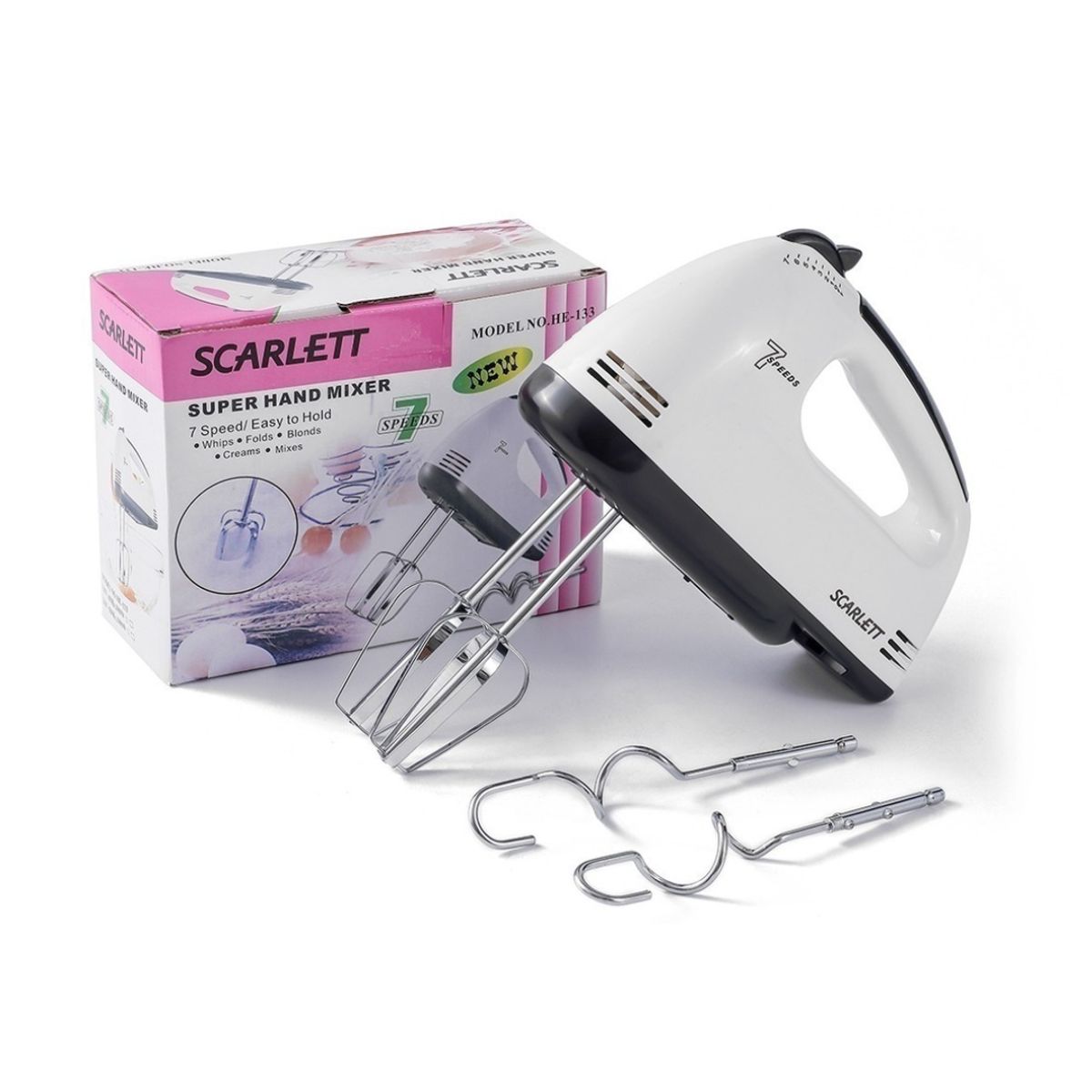 SEISA - Batidoras De Inmersión Mano Electrica 7 Velocidades Sk-133