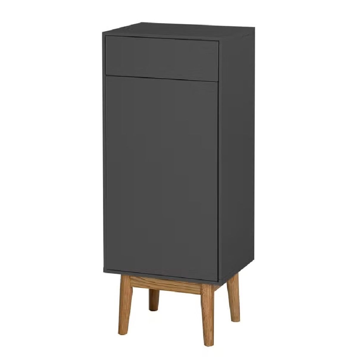 GENERICO - Mueble Auxiliar de Baño Moderno Ankara Negro RYR MUEBLES