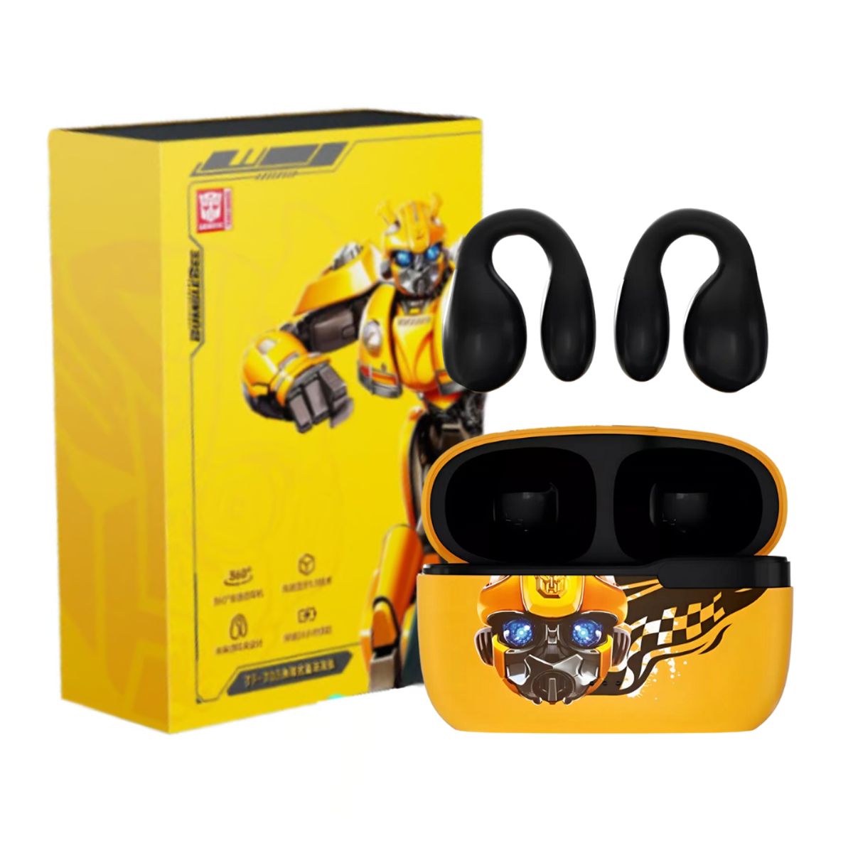 TRANSFORMERS - Auriculares Transformers BumbleBee TF-T05 Audífono Clip Bluetooth