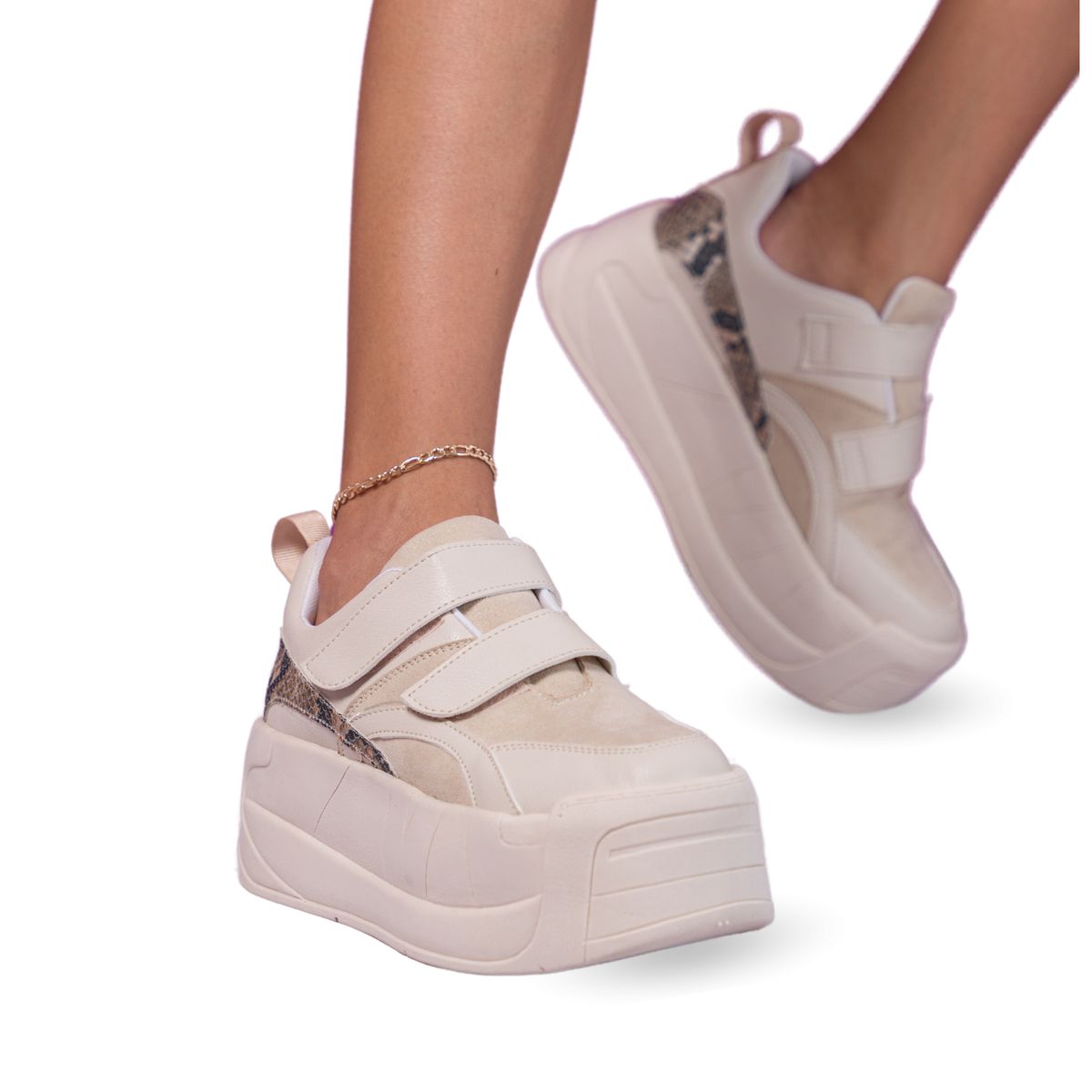 MAGDALENA SHOES - ZAPATILLAS PEGA 738 BEIGE