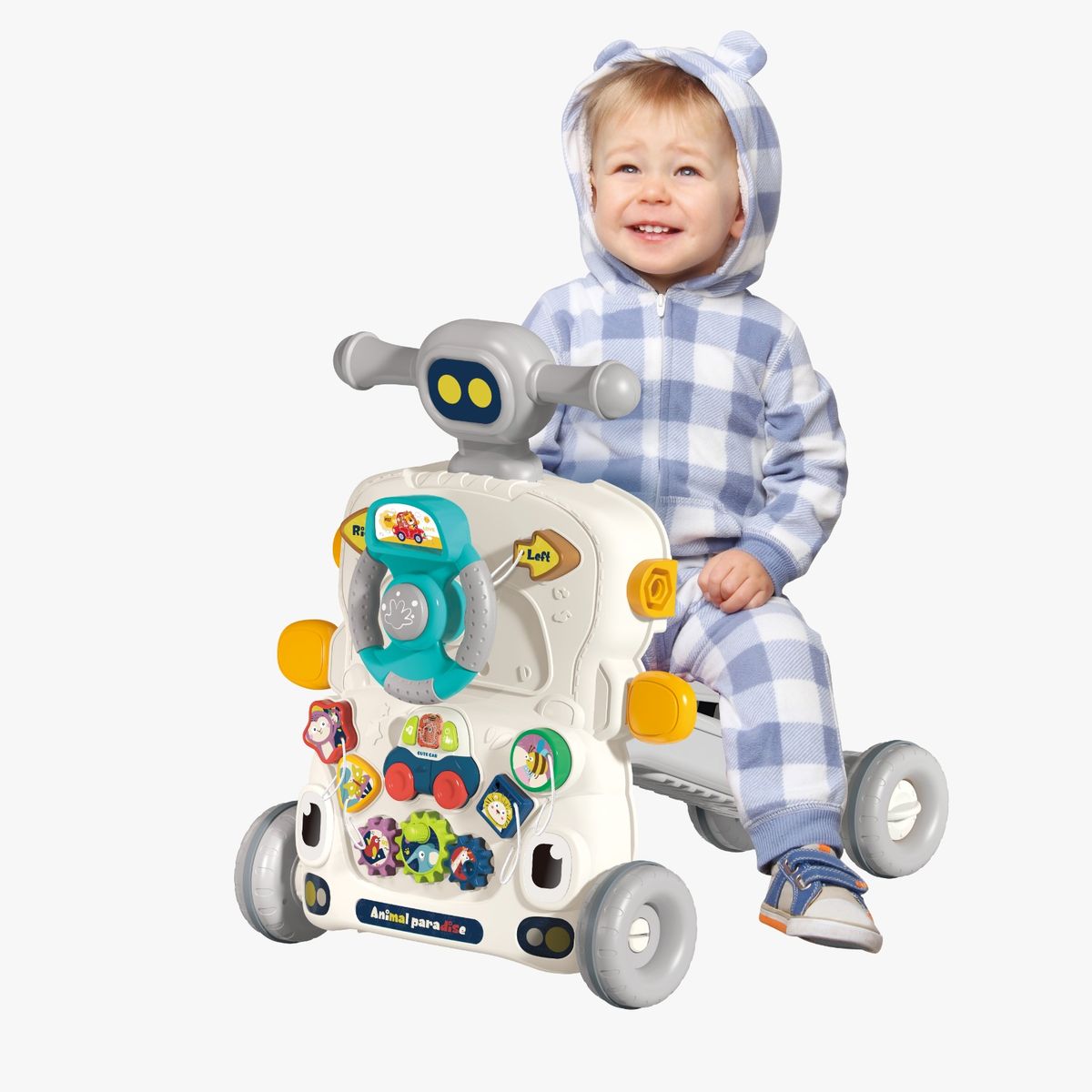 BABY CAM - Andador caminador 3 en 1 Animal Paradise