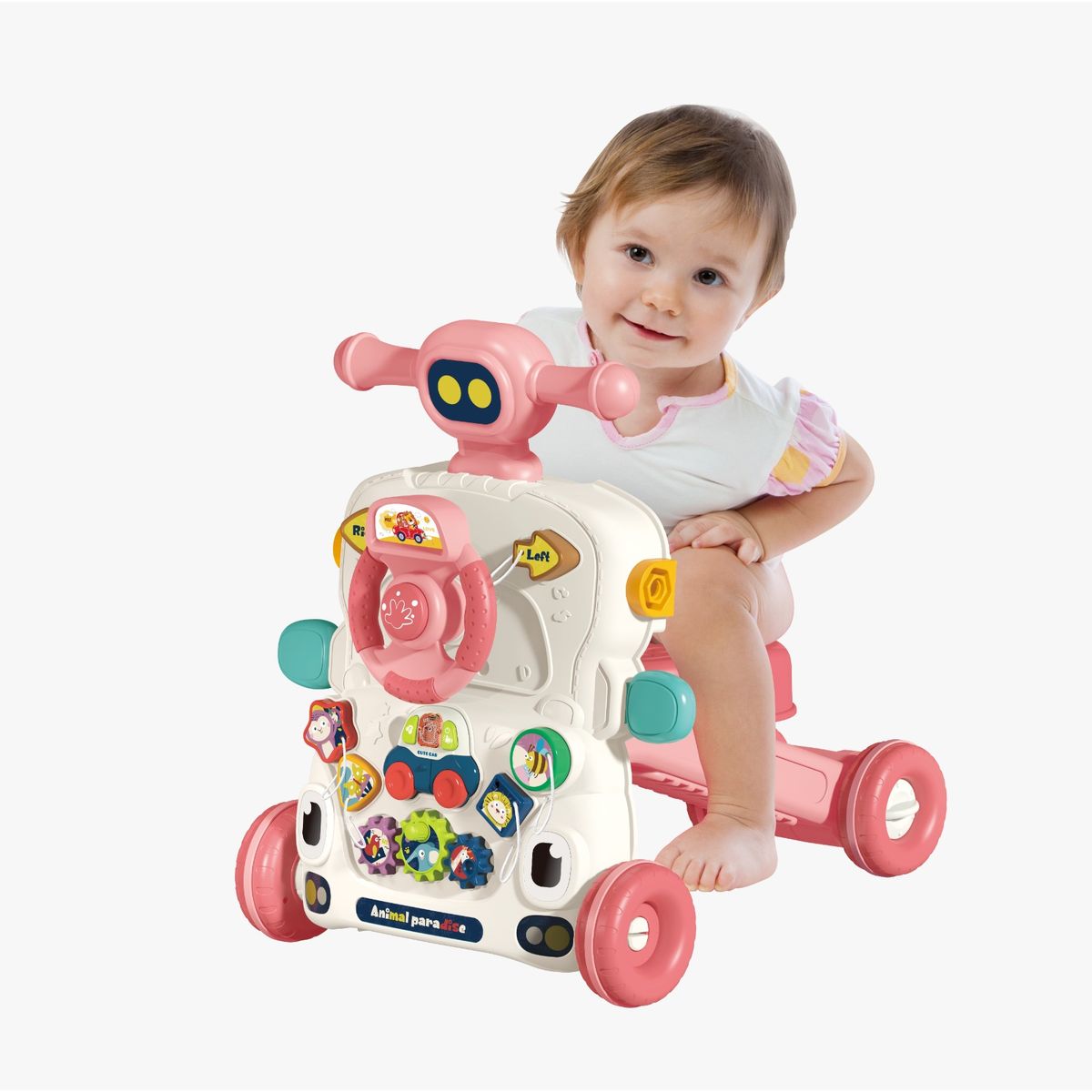 BABY CAM - Andador caminador 3 en 1 Animal Paradise