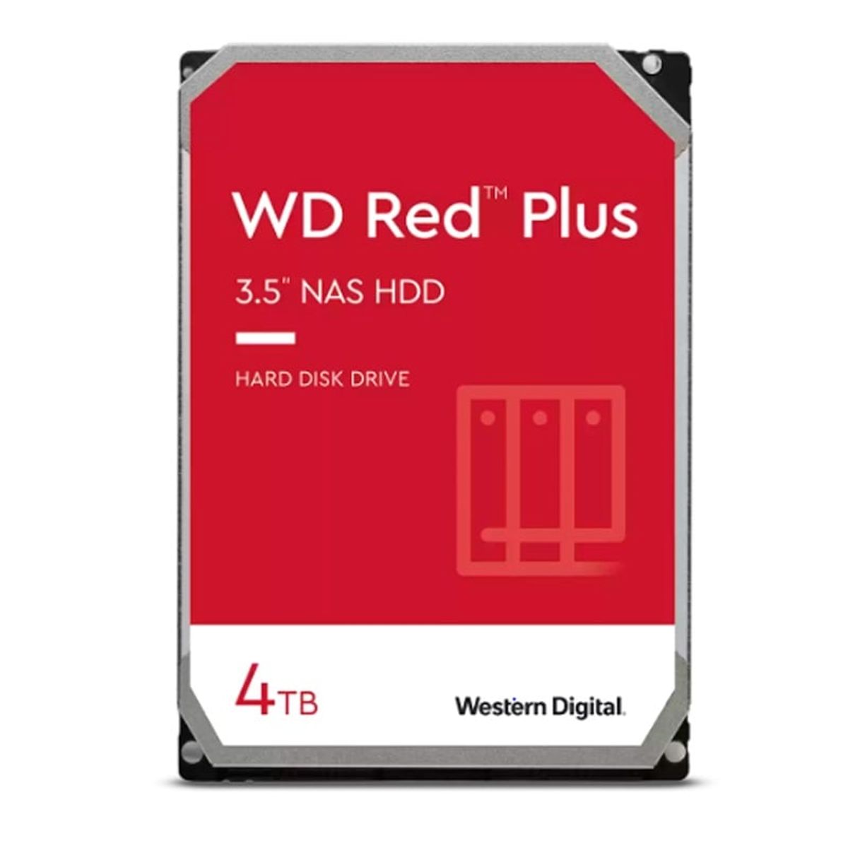 WESTER DIGITAL - Disco Duro 4 TB Western Digital Red Plus HDD SATA