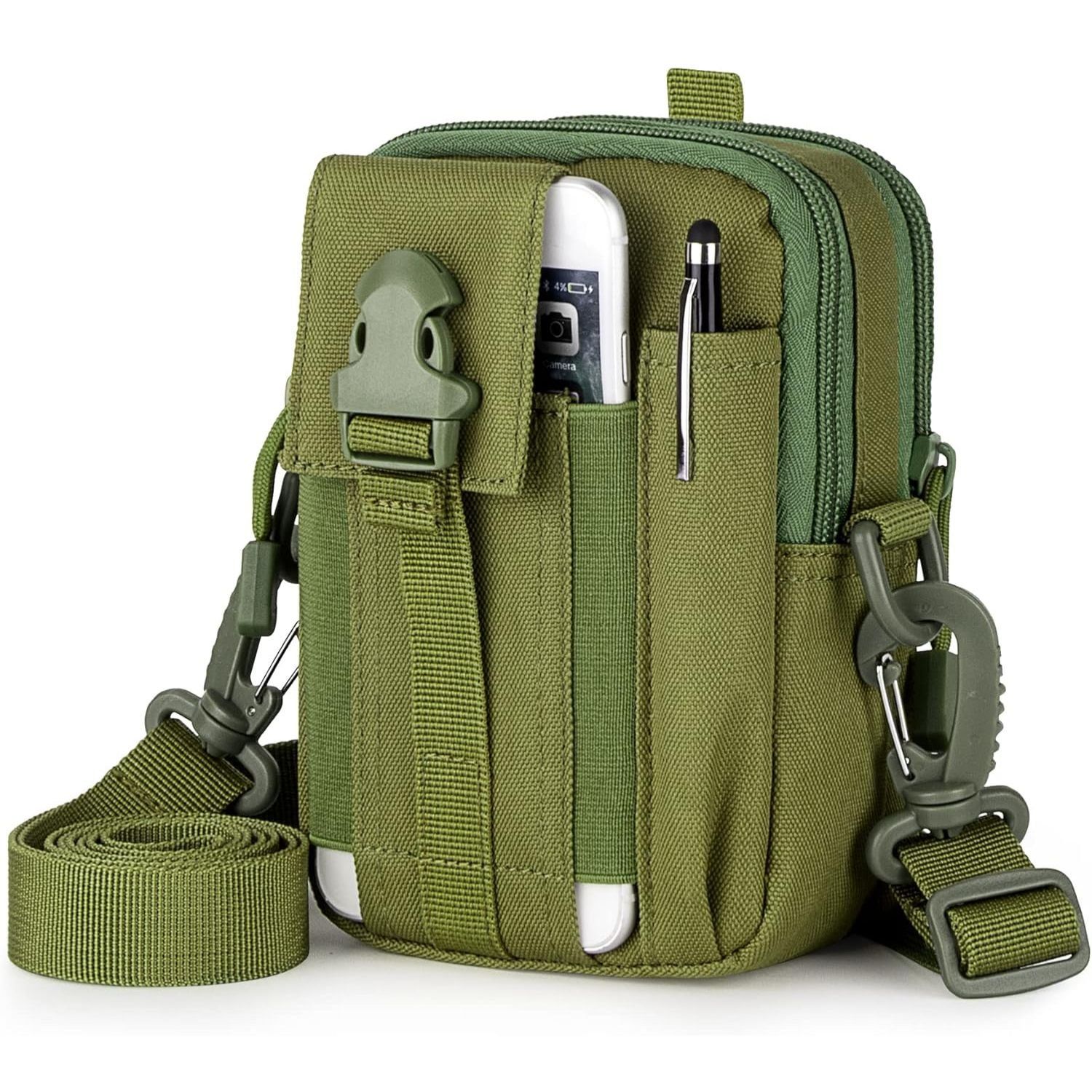 Bolsa táctica Molle para teléfono bolsa cintura compacta con