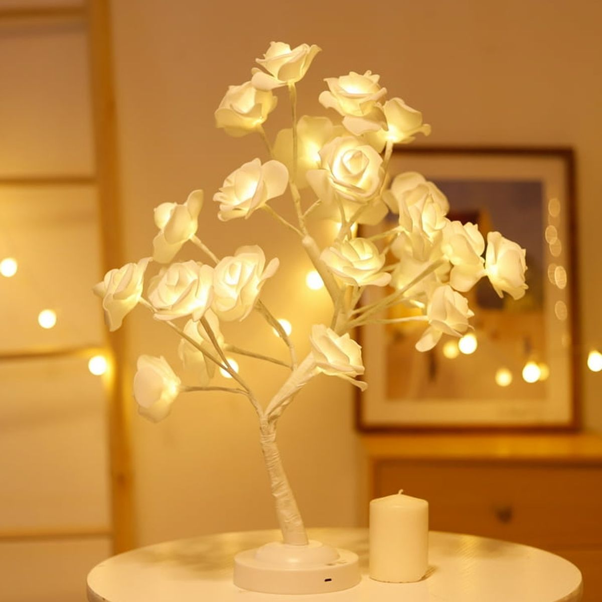 GENERICO - Lampara led con forma de arbol