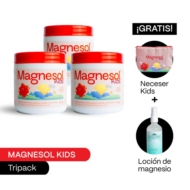 MAGNESOL - 3PACK: MAGNESOL KIDS X 150 GRAMOS
