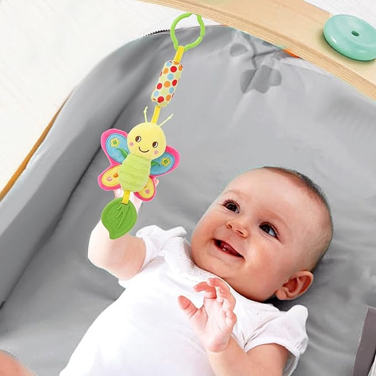 GENERICO - Sonaja para estimulación - colgante sensorial MARIPOSA