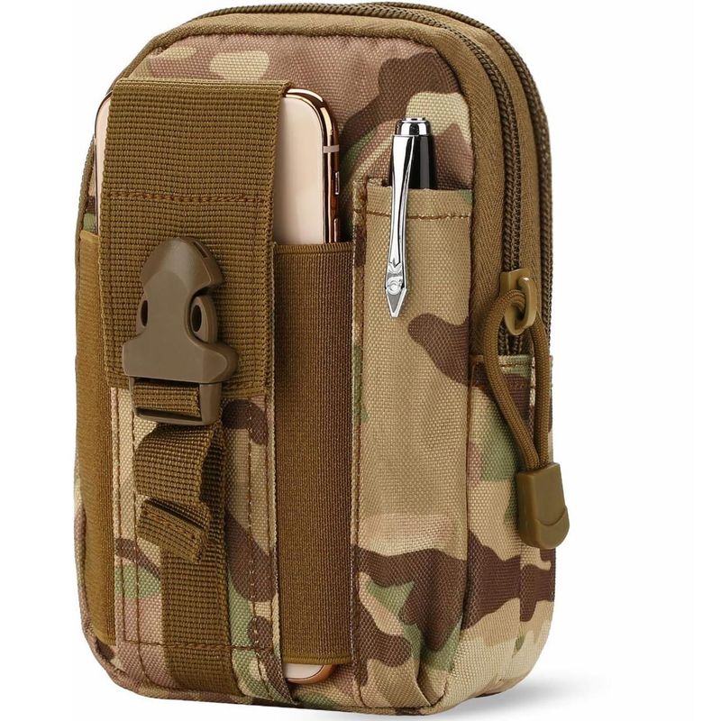 Bolsa táctica multiusos de cintura funda táctica militar de
