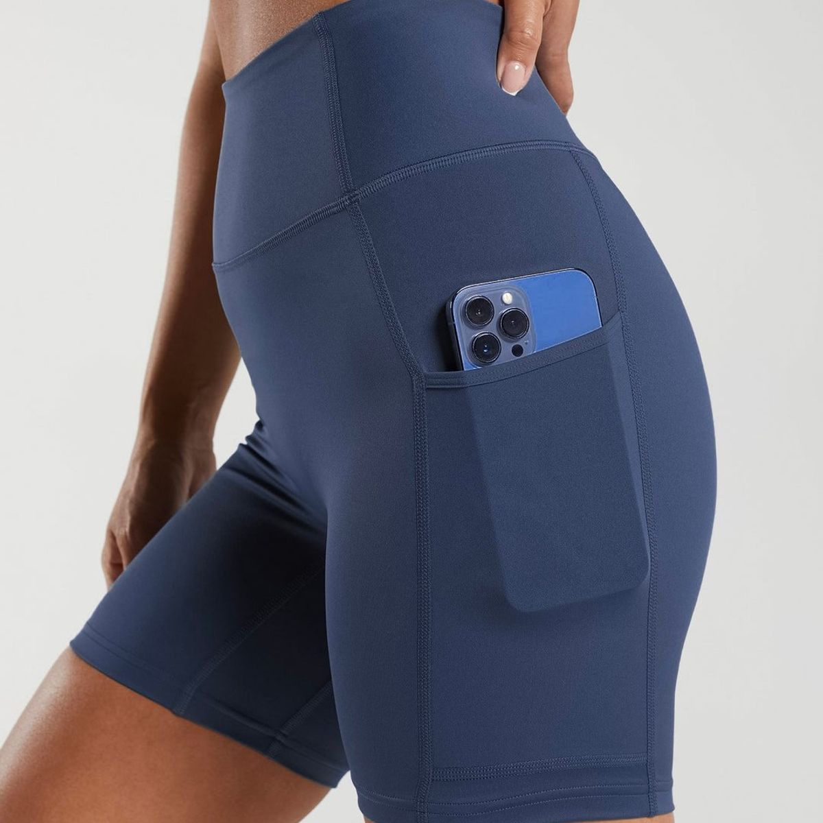 GENERICO - Short con Bolsillo Mujer - Short Deportivo con Bolsillo Mujer