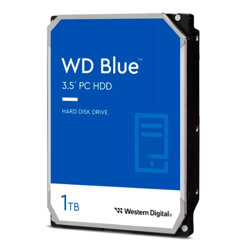 WESTERN DIGITAL - Disco Interno 1 TB Western Digital Blue HDD SATA