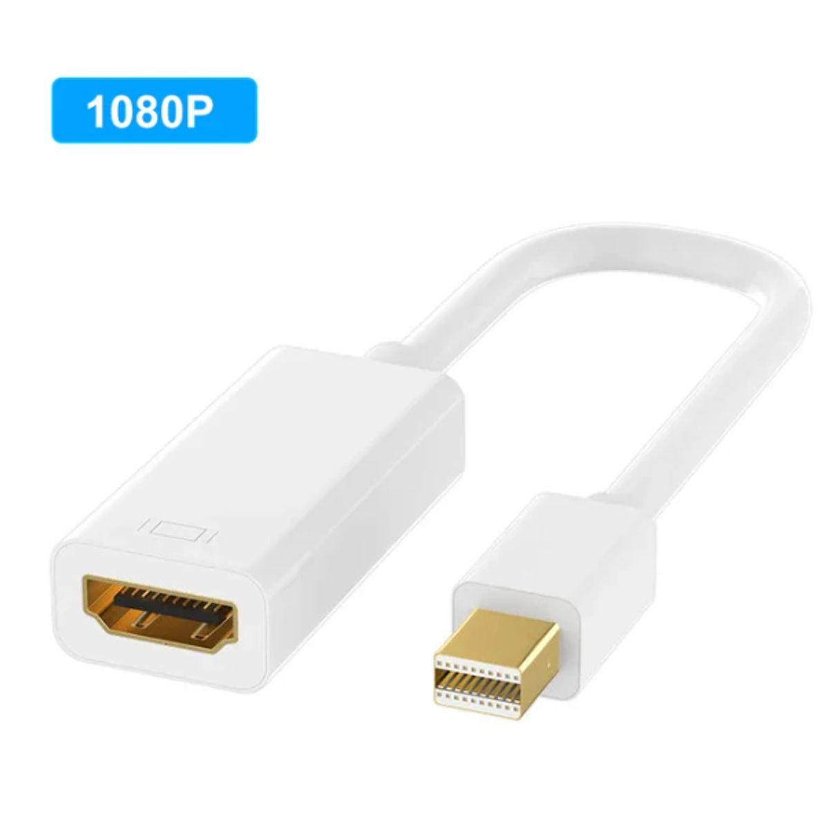 GENERICO - Cable adaptador Mini Displayport DP a HDMI 1080P
