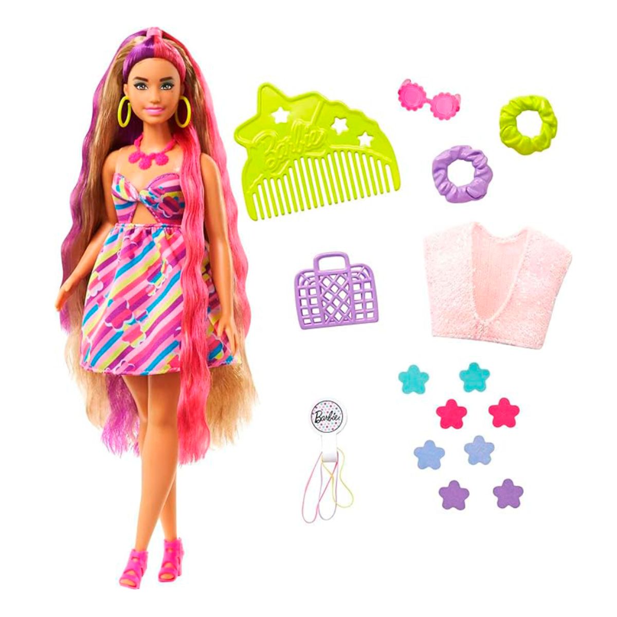 BARBIE - Barbie Totally Hair Pelo extralargo Flor