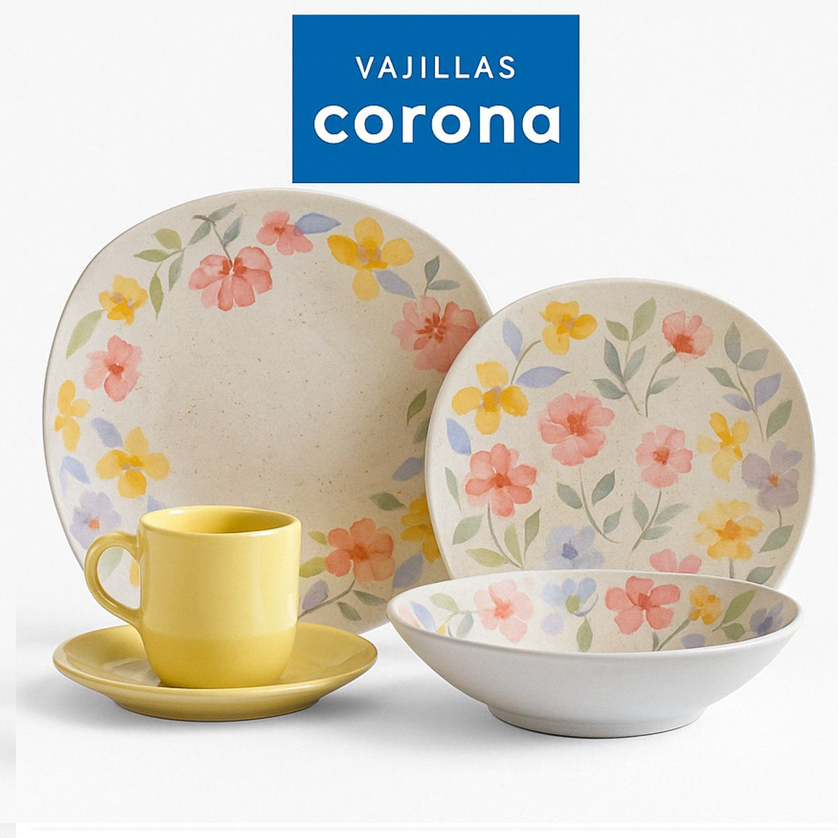 CORONA - Juego de Vajilla ALISA 20  Piezas Corona