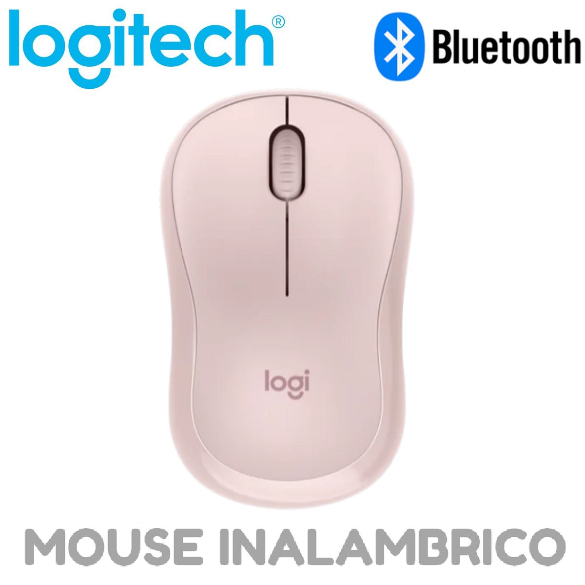 LOGITECH - MOUSE LOGITECH M240 SILENCIOSO INALAMBRICO BLUETOOTH ROSADO
