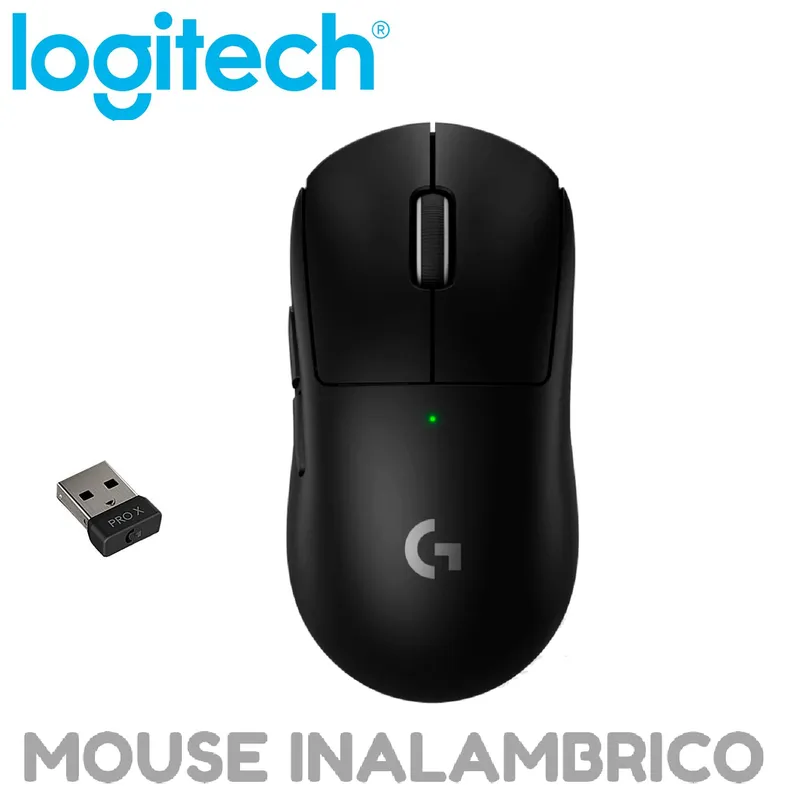 LOGITECH - MOUSE LOGITECH G PRO X SUPERLIGHT 2 INALAMBRICO LIGHTFORCE NEGRO