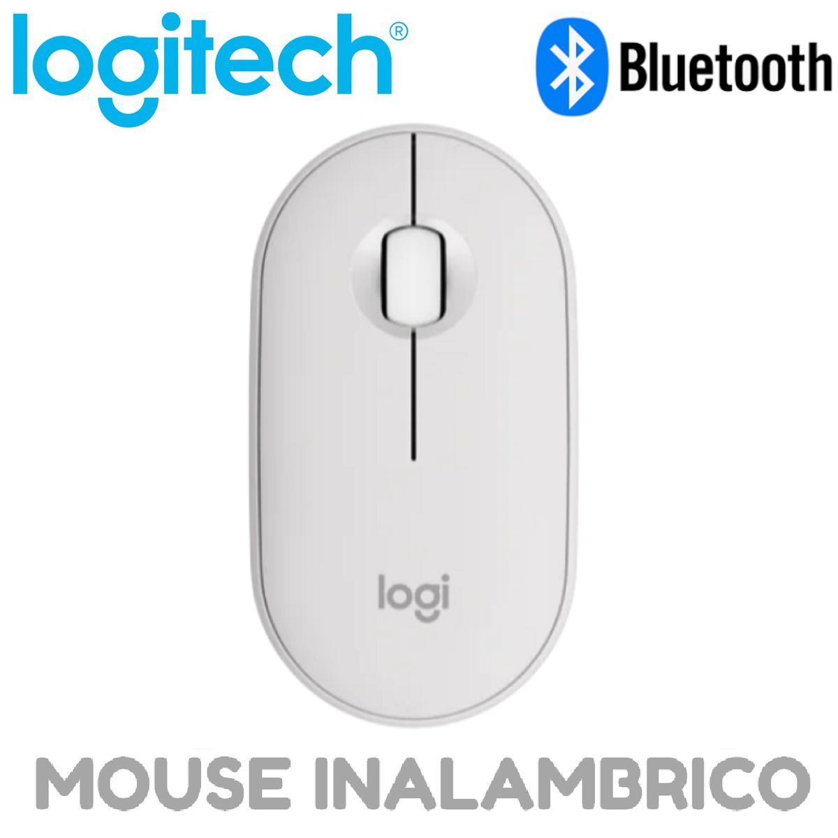 LOGITECH - MOUSE LOGITECH PEBBLE 2 M350S BLUETOOTHINALAMBRICO BLANCO