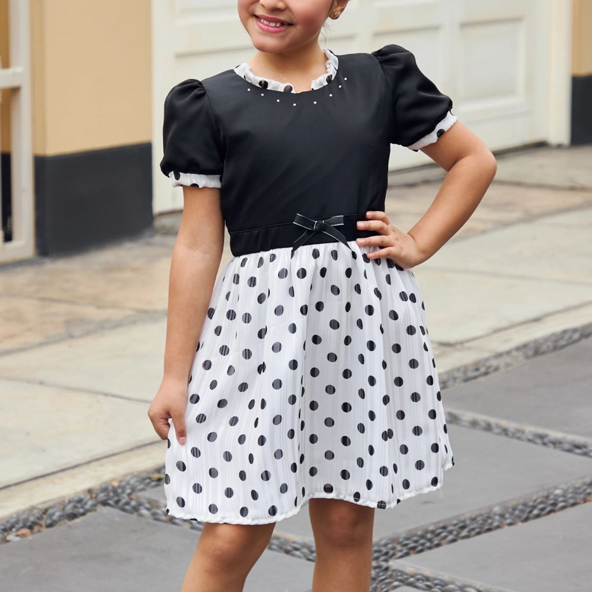 KIDS MASHMELO - Vestido de Gasa para Niña - Kids Mahmelo