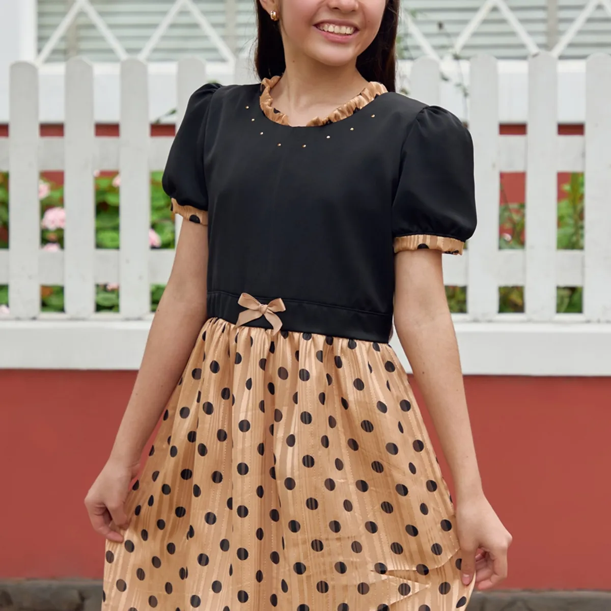 KIDS MASHMELO - Vestido de Gasa para Niña - Kids Mahmelo