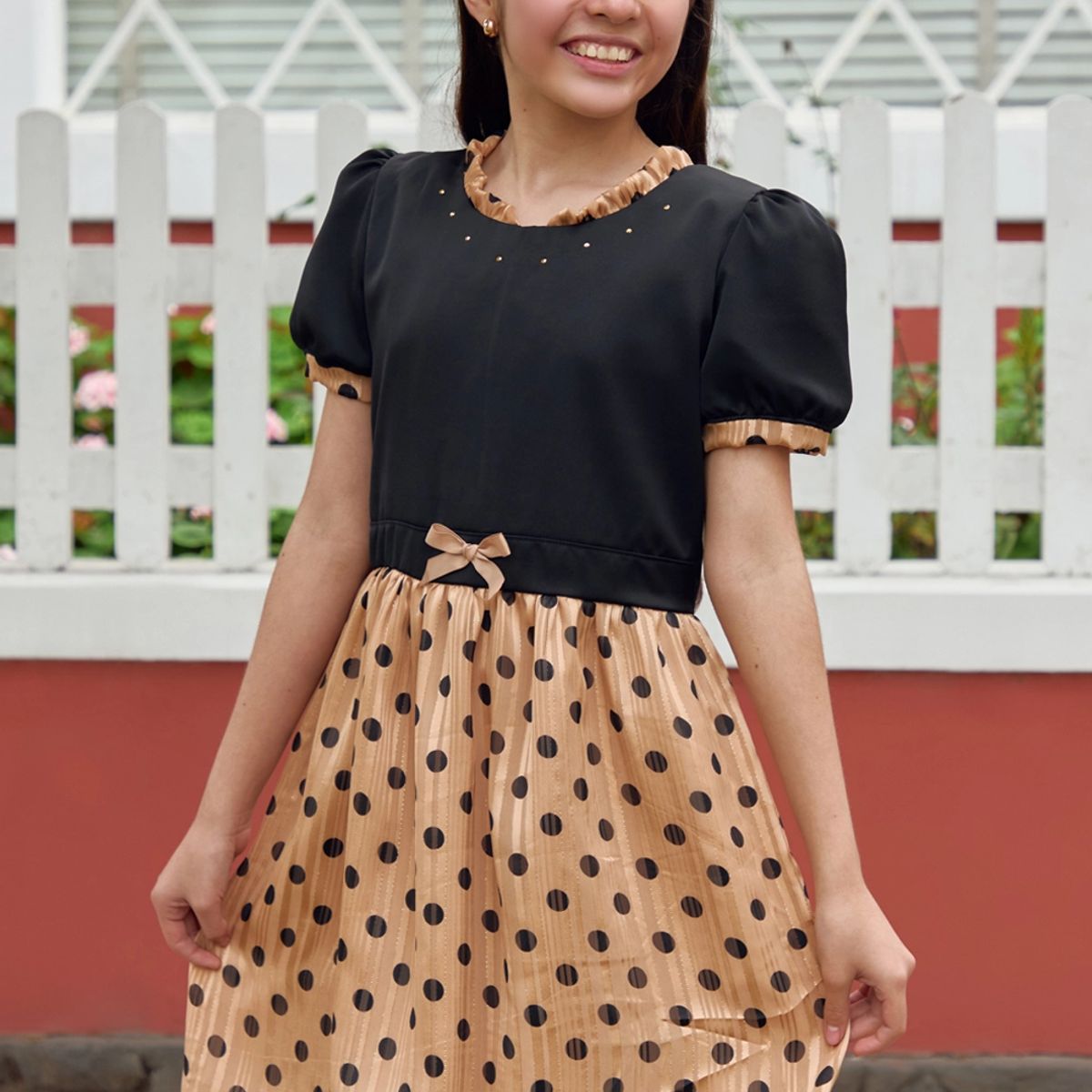 KIDS MASHMELO - Vestido de Gasa para Niña - Kids Mahmelo