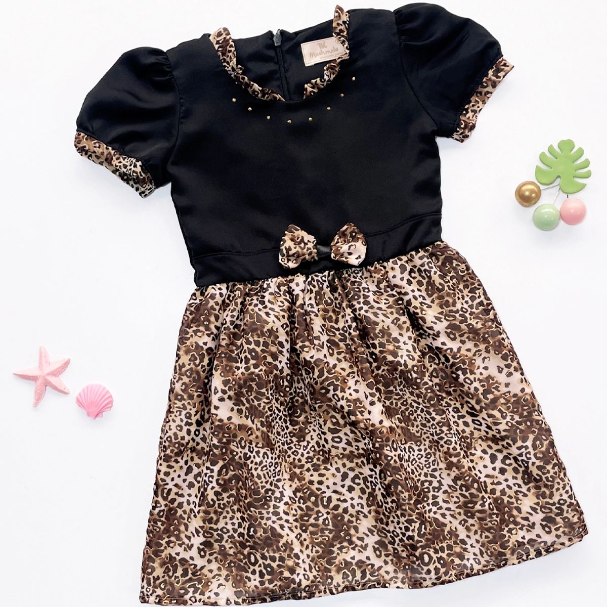 KIDS MASHMELO - Vestido de Gasa para Niña - Kids Mahmelo