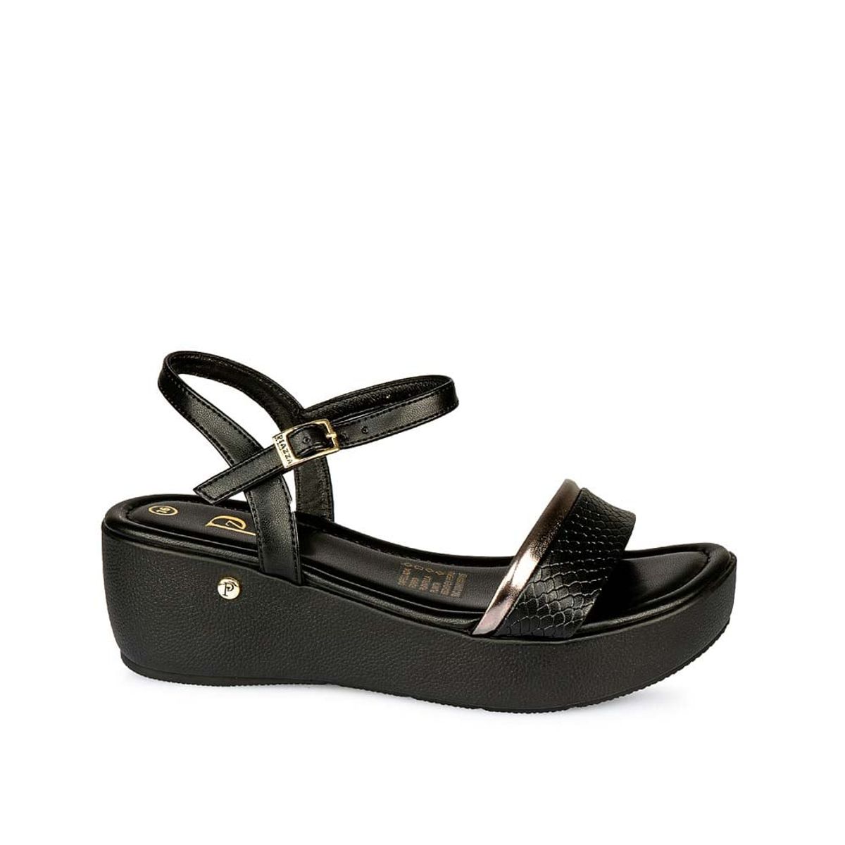 Piazza - Sandalia Dorsay Casual CESI-2507 Negro Piazza